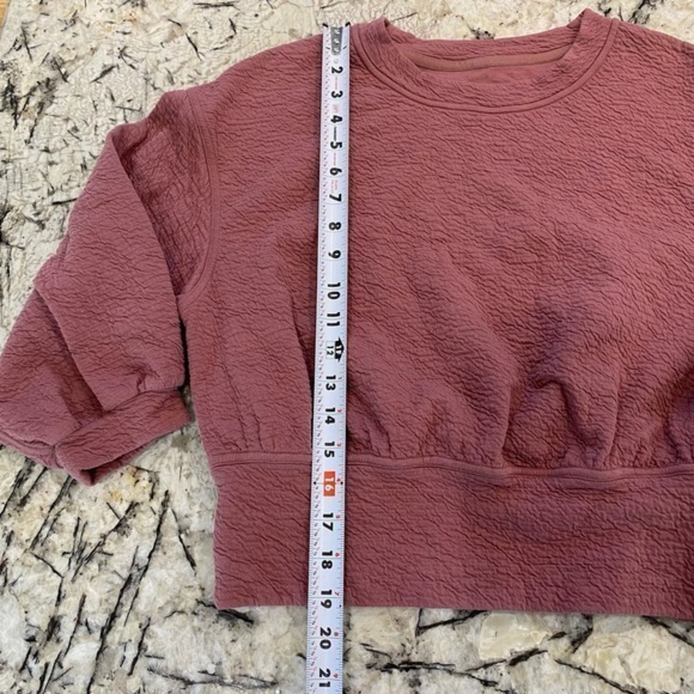 Lululemon Textured Crewneck Pullover in Spiced Chai - Picture 8 of 9